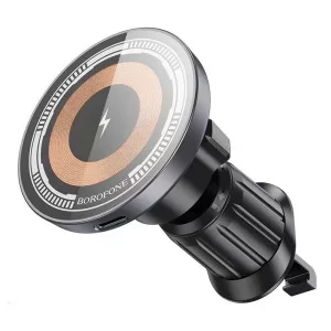 Авто держатель Borofone BH211 Riley (air outlet) [Transparent-Black]